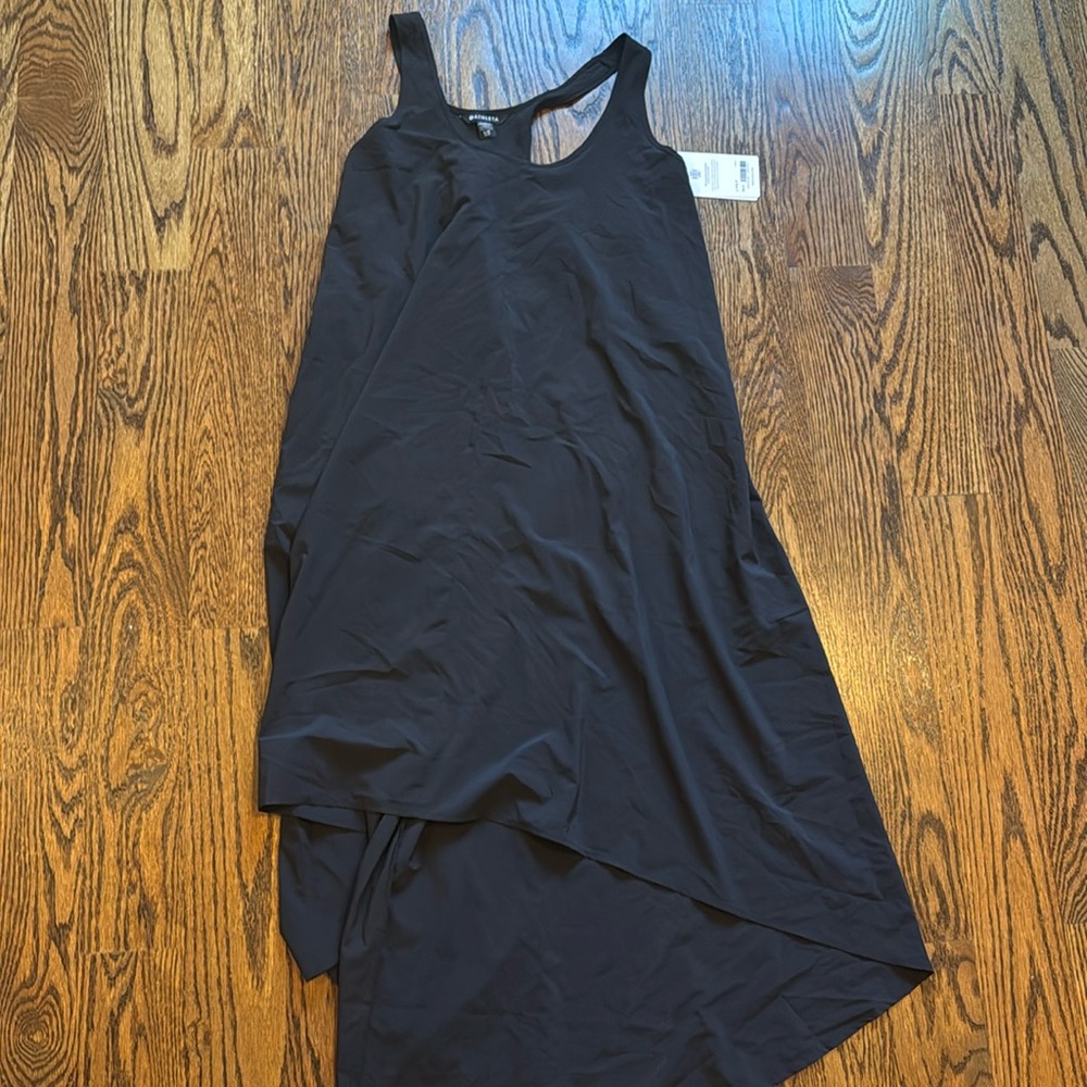 Athleta black presidio dress size Large P NWT